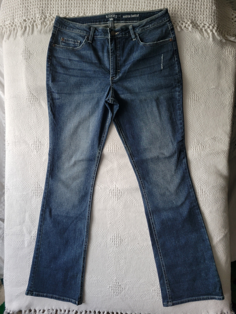 Riders by Lee Midrise Bootcut Jeans - Medium Blue